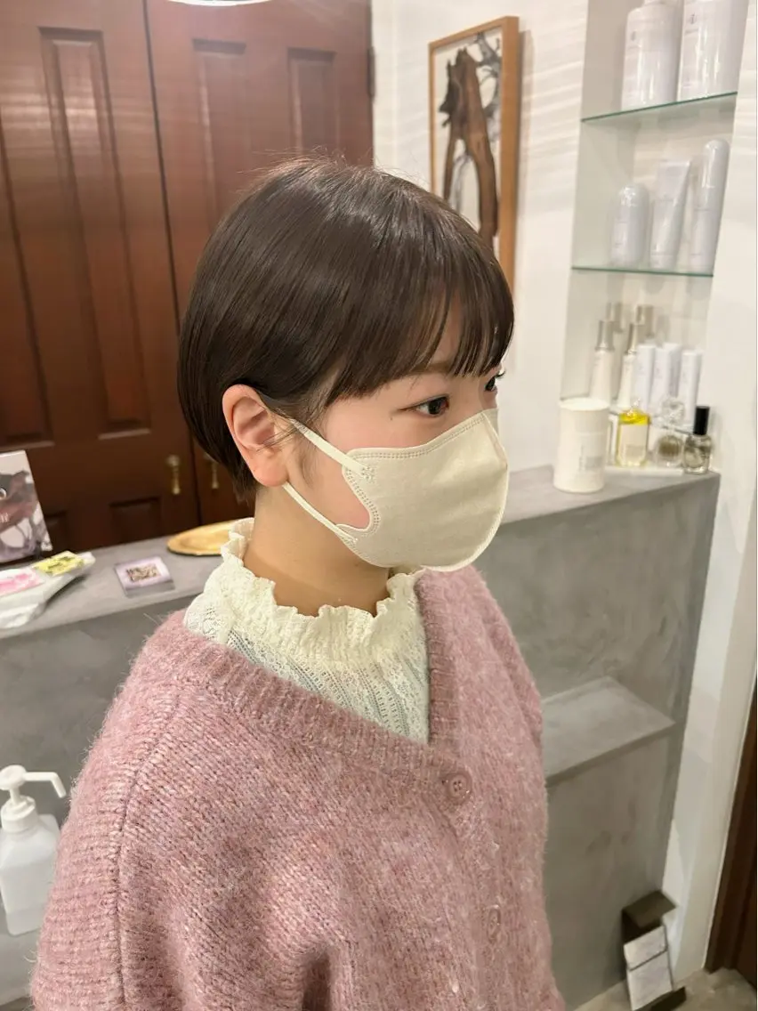 ショート 丸みショート ショートヘア 谷澤 朋佳のヘアスタイル