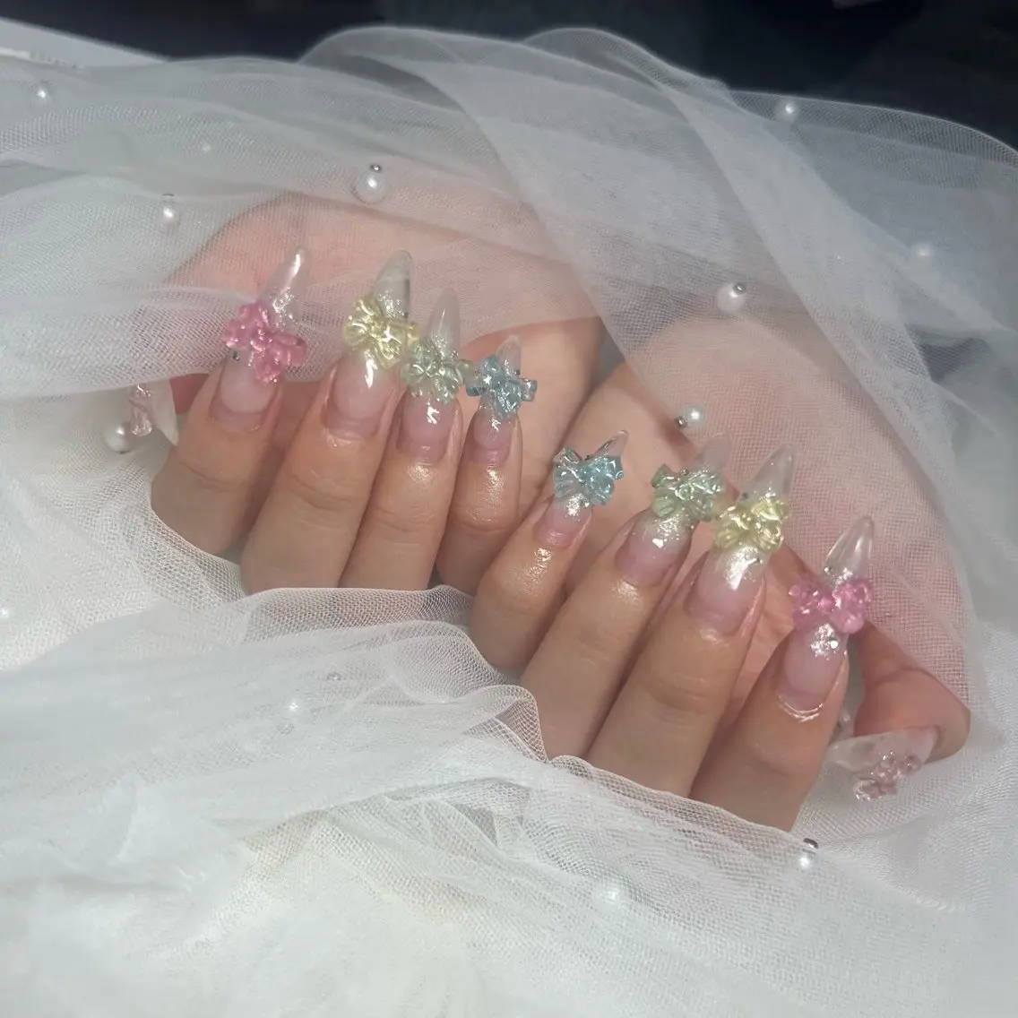 ネイル クリアネイル ハンドネイル y's beauty京橋店のネイルデザイン