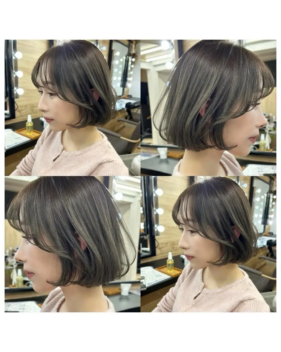 ショート ボブ 韓国風ヘア カット ユナイテッド ビューティー西金沢のヘアスタイル