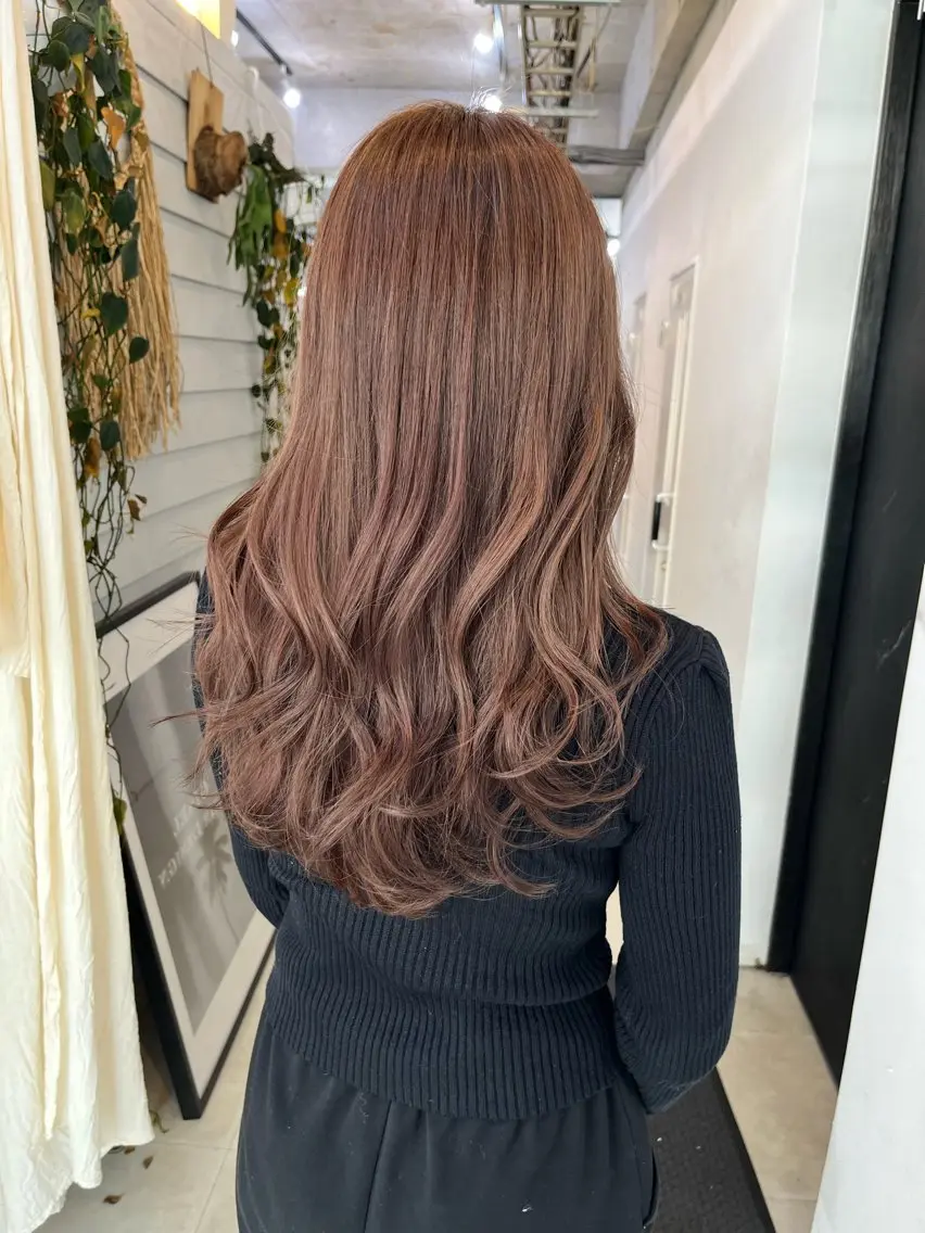 セミロング カラー ベージュカラー ブリーチ ブリーチなしカラー カット ヘアカラー トリートメント ブリーチ有無Wカラー メンズパーマ大成のヘアスタイル