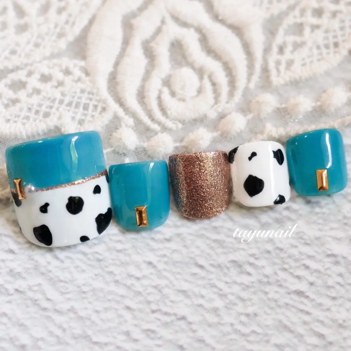 ネイル アートネイル ジェルネイル パラジェル フットネイル ネイルサロン 【たゆnail】のネイルデザイン