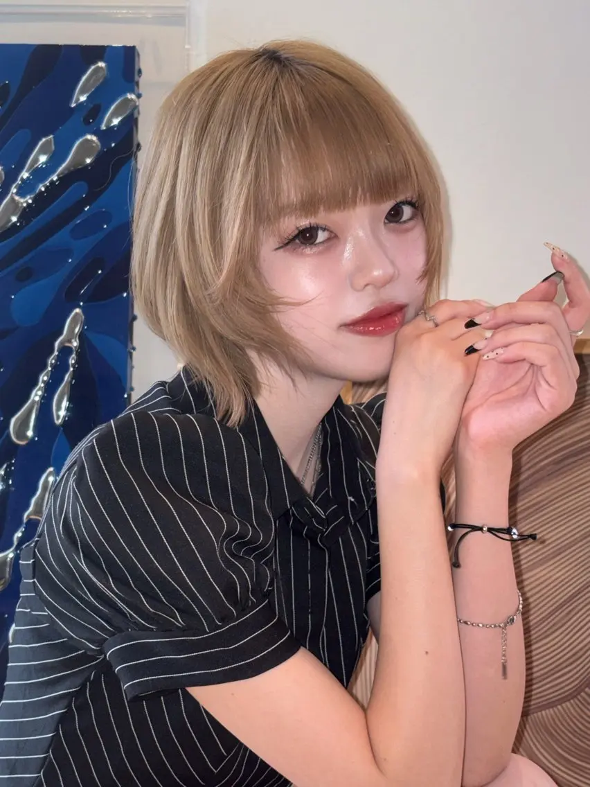 ショート ヘアカラー 桐生 モデル様募集中のヘアスタイル