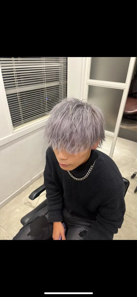カラー メンズ メンズブリーチ ブリーチ 透明感カラー ダブルカラー 髪質改善 【ただの天才 🎨】のヘアスタイル