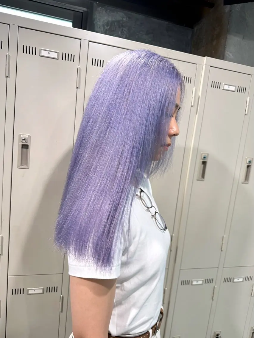 ロング カラー エフェクトブリーチ 🌟前澤啓太朗のヘアスタイル