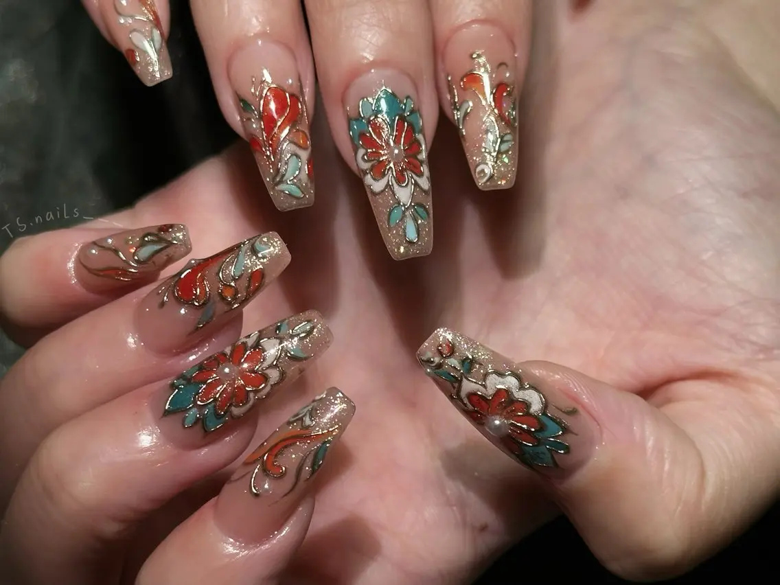 ネイル キラキラネイル マグネットネイル 持ち込み シンプルネイル TS. nails___のネイルデザイン