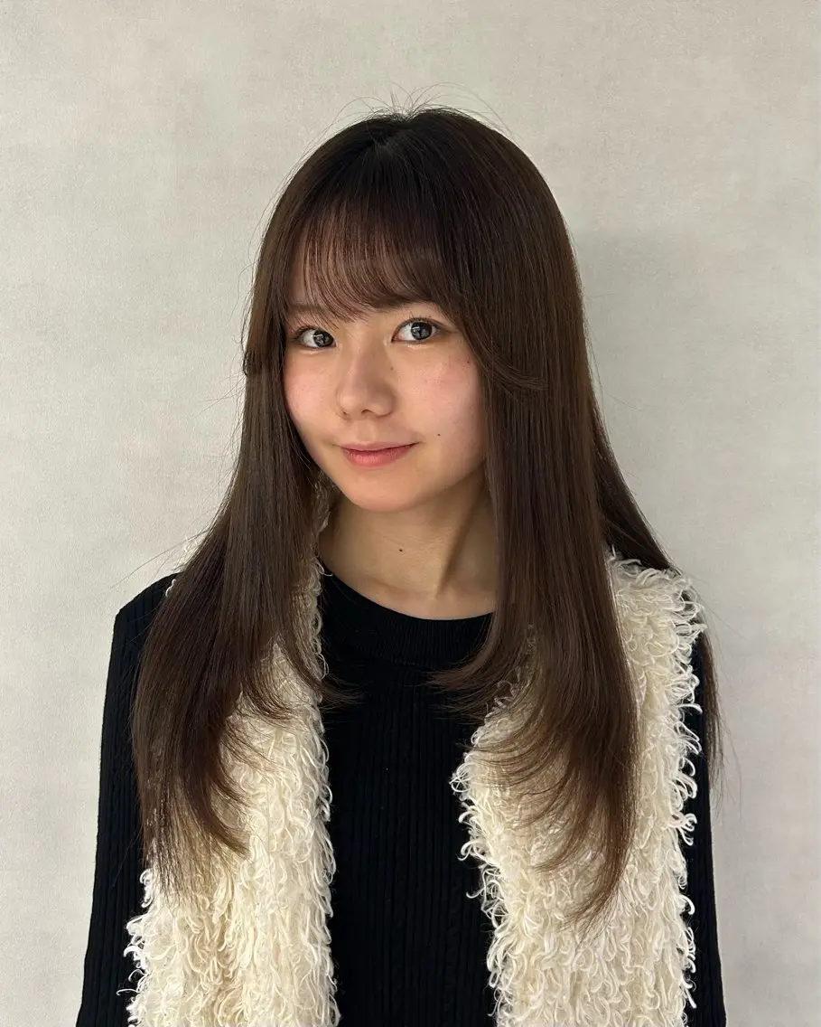 ロング レイヤーカット ロング 寺川留以 /カットモデル募集中のヘアスタイル