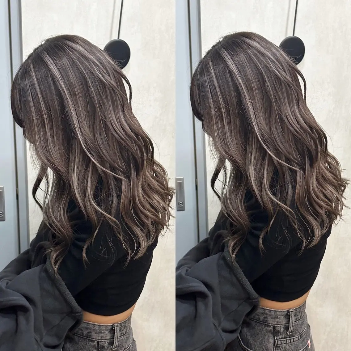 ロング カット ヘアカラー トリートメント youres hair 池袋のヘアスタイル