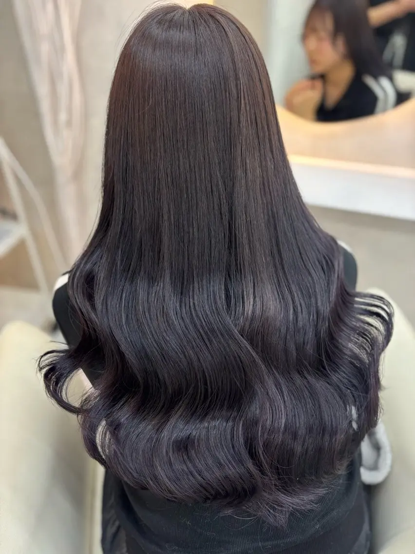 ロング カット ヘアカラー 🤍るい🤍カット モデル募集中🪽🫧のヘアスタイル
