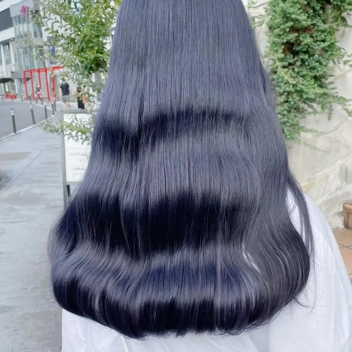 ロング MOMO艶髪 🩵モテカラーのヘアスタイル