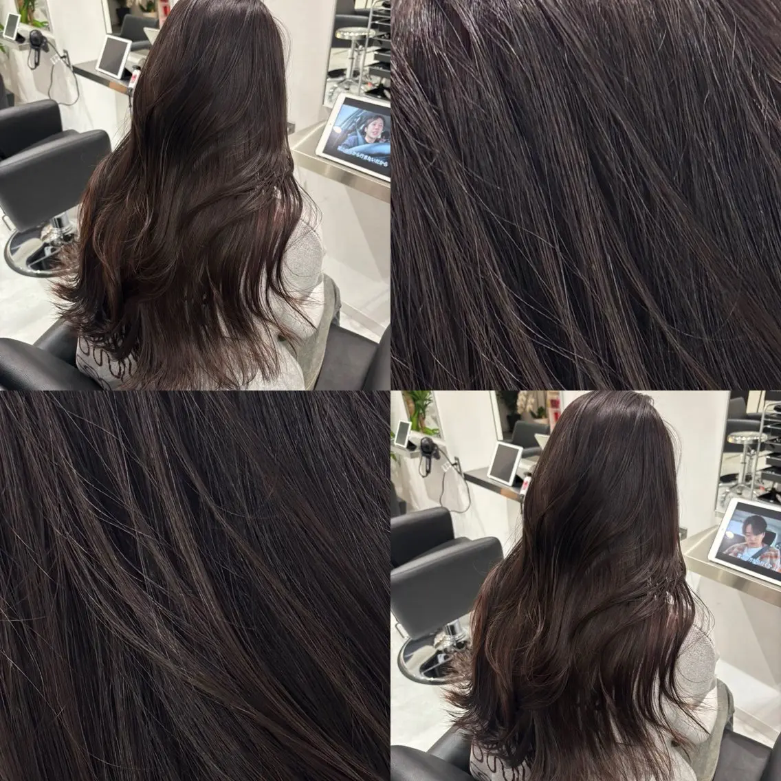 ロング カラー ベージュカラー ブリーチ ブラウンカラー ケアブリーチ カシス 🎀韓国ヘア× 透明感カラー🎀正源のヘアスタイル