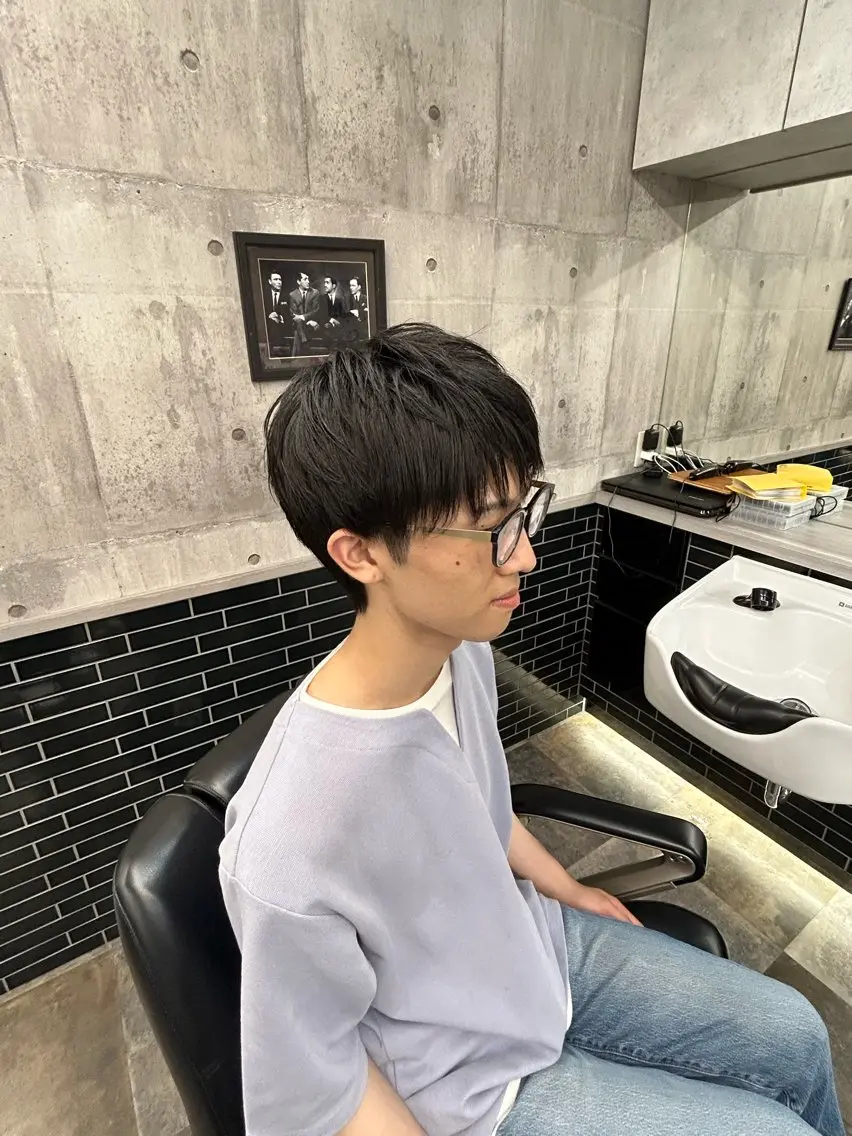 メンズ アイブロウ ツーブロック カットモデル募集⭐️ HINANOのヘアスタイル