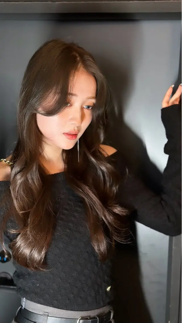 ロング パーマ 韓国風ヘア レイヤーカット 🍀美髪クリエイター 味田 雅宏🍀のヘアスタイル