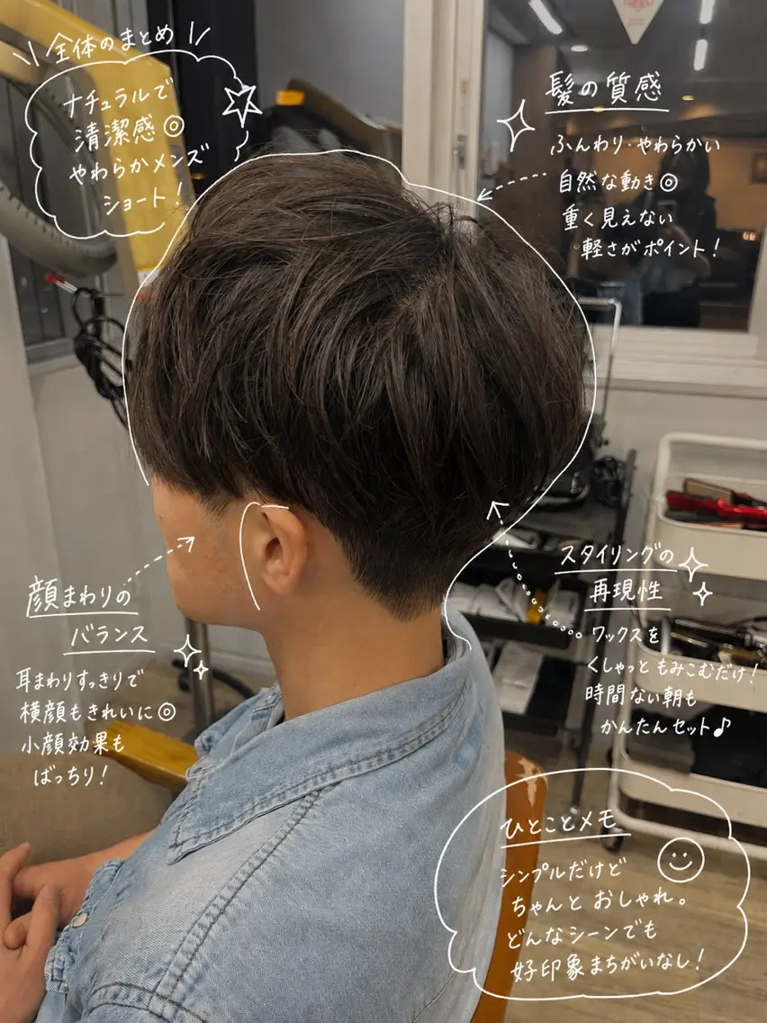 メンズ lucina ヒヨリのヘアスタイル