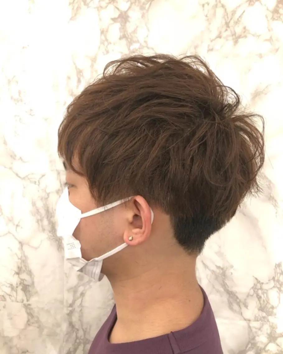 男を見せるメンズパーマ+炭酸バブルケア¥18370→¥9185の写真