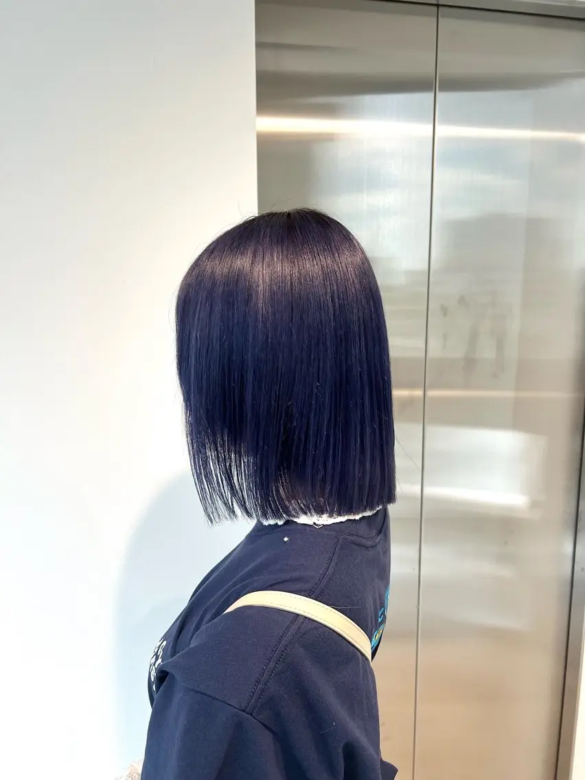 セミロング カラー カット ヘアカラー トリートメント 赤みゼロ/透明感 カラー🌿KANTAのヘアスタイル