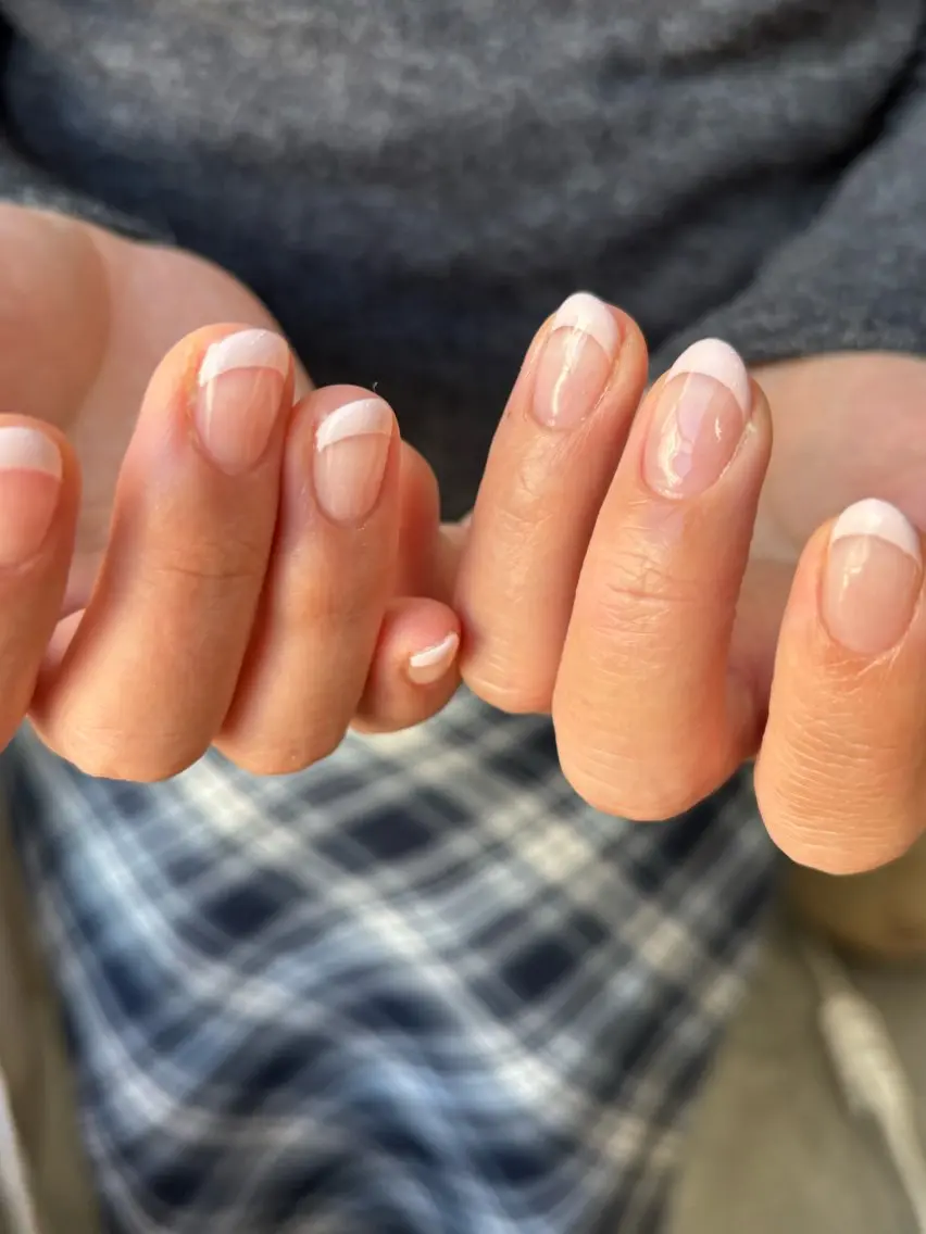 ネイル フレンチネイル 春ネイル ogura maoのネイルデザイン