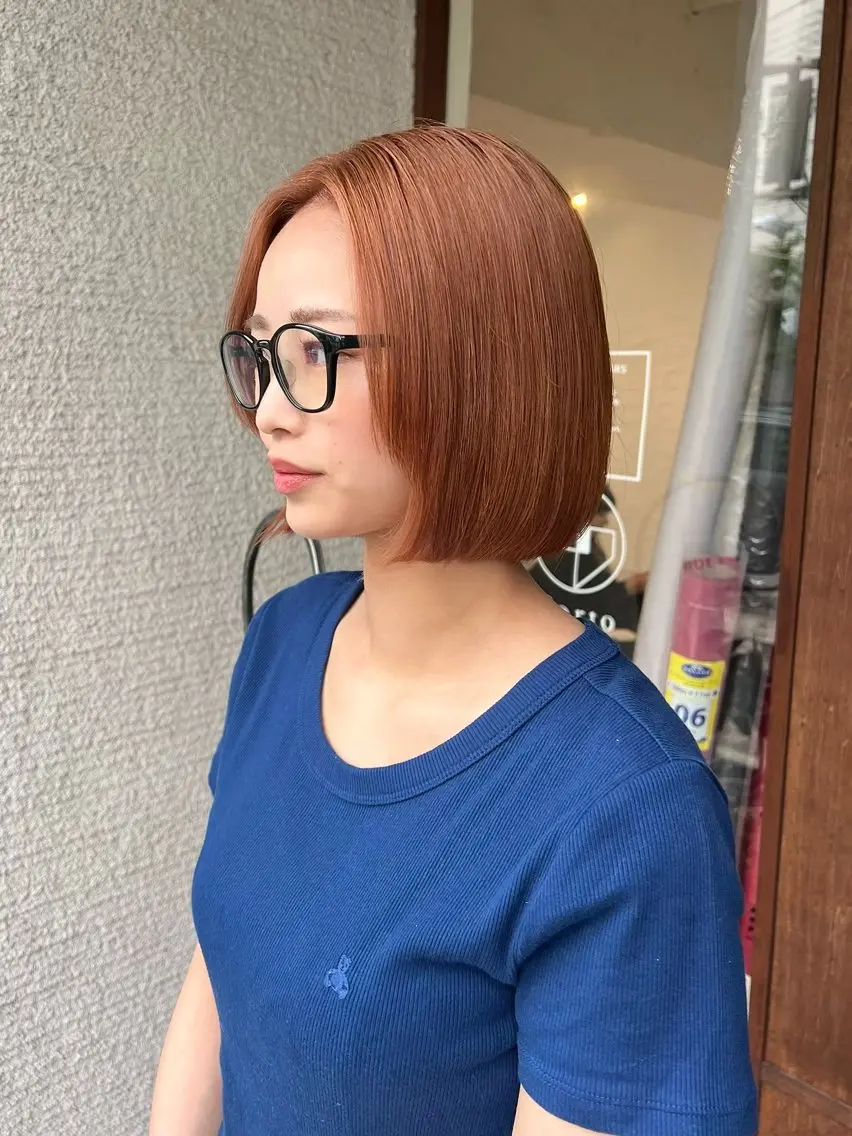 ブリーチなしWカラー+ハホニコTRの写真