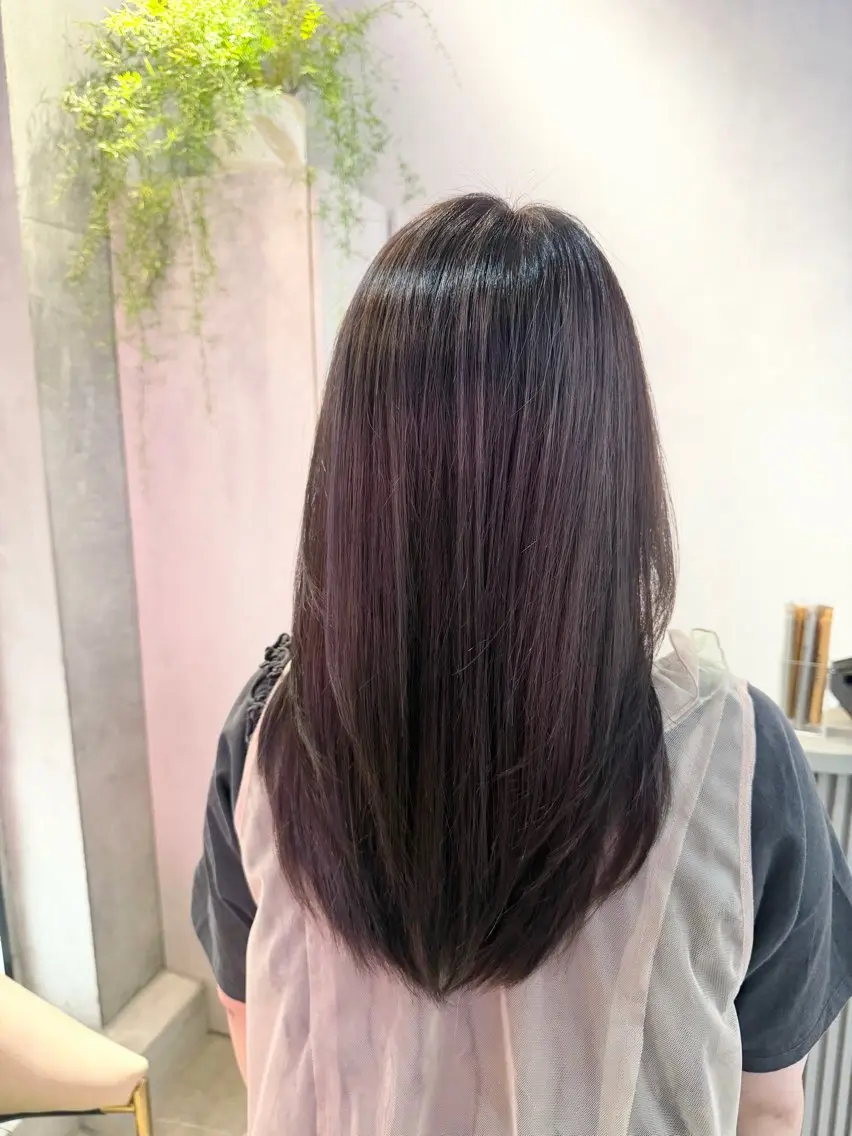 セミロング 天谷 桂子のヘアスタイル