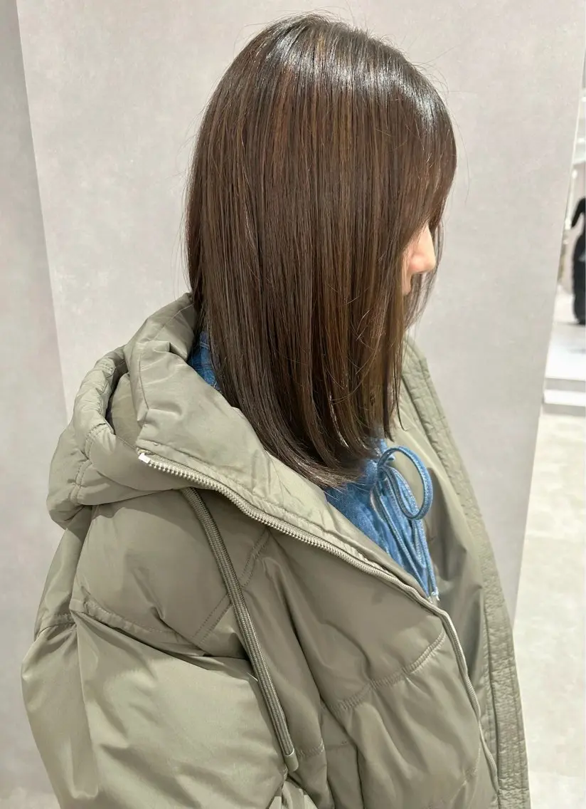 セミロング ハイライト ナチュラル🪴抜け感 🫧sonokoのヘアスタイル