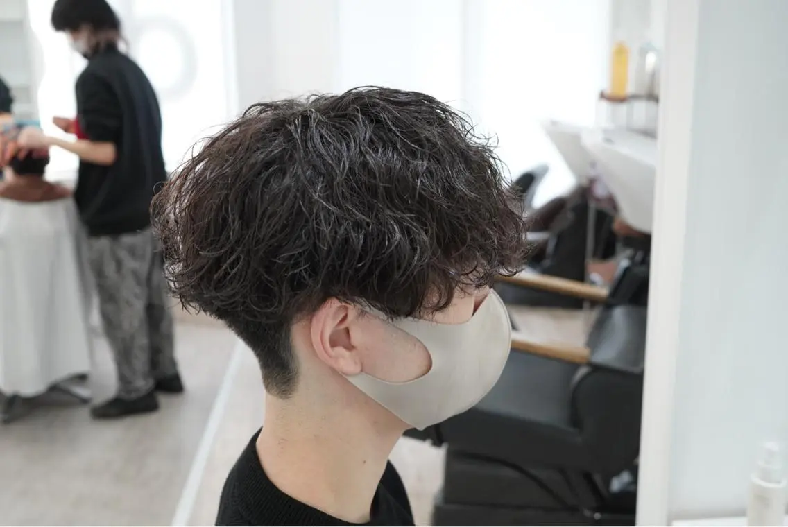パーマ メンズ カット パーマ 町田No.1パーマ 特化✂︎小杉澪生のヘアスタイル