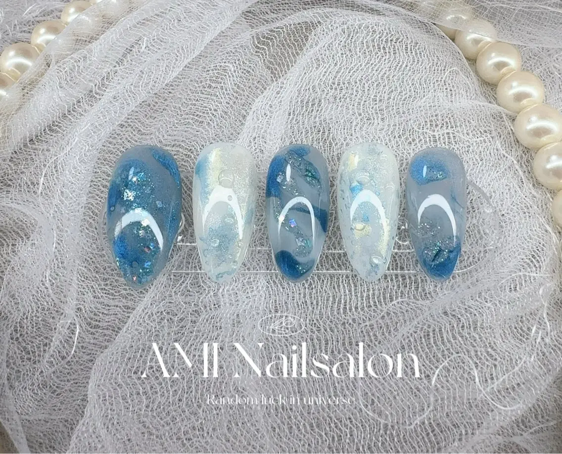 セミロング ハンドネイル AMI Nailsalonのネイルデザイン