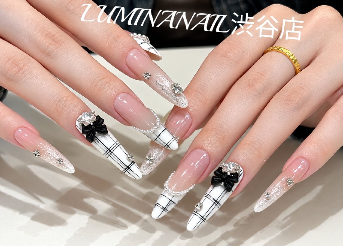 ロング LUMINA NAIL渋谷店のネイルデザイン