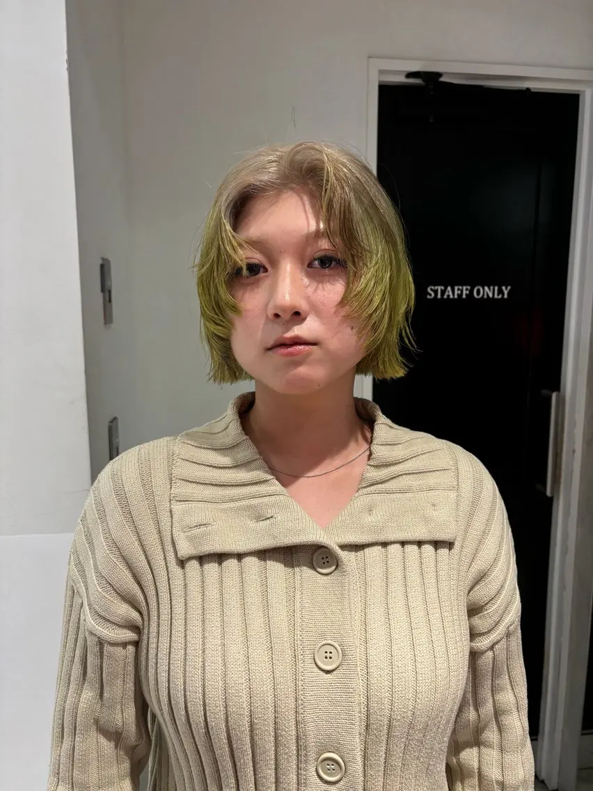 ミディアム カラー 🟧オシャレ女子多数 アツシ🟧のヘアスタイル