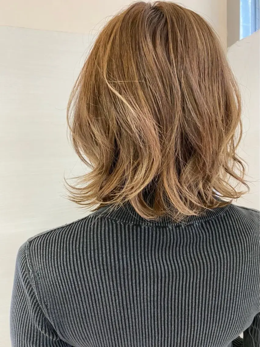 ミディアム 🌈透明感カラー🌈 えのもとすみれのヘアスタイル