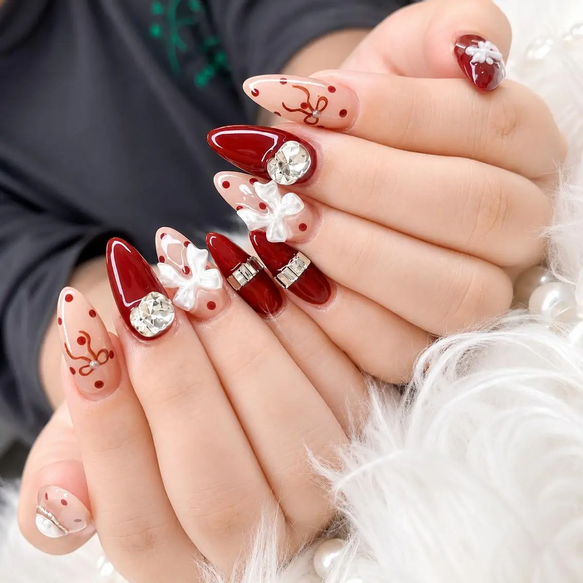 ネイル グラデーション 韓国ネイル ロングネイル 持ち込み シンプルネイル Melia Nail Nambaのネイルデザイン