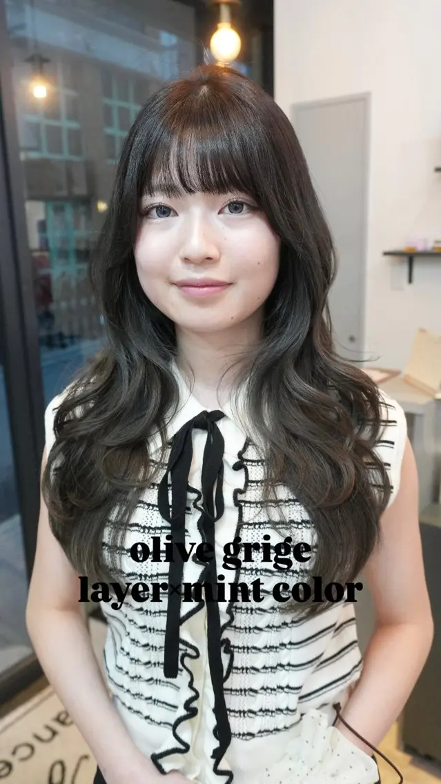 ロング レイヤーカット カット トリートメント 髙橋 恵永のヘアスタイル
