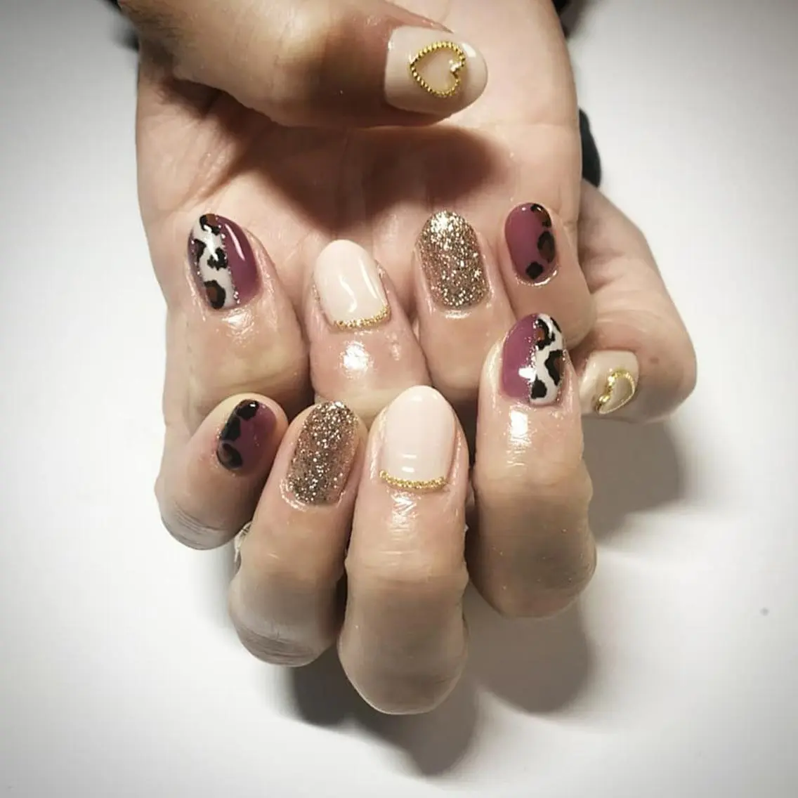 ネイル アニマル柄 ハンドネイル ハンドケア lylynail YUUKAのネイルデザイン