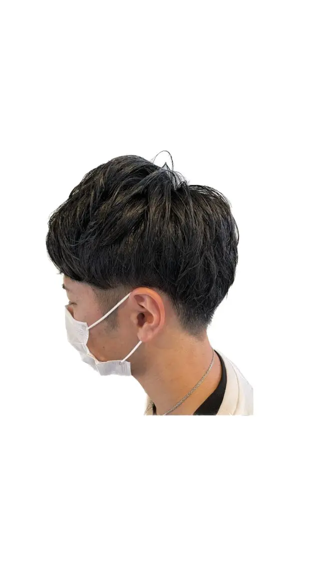 ショート メンズ マッシュ 刈り上げ ナチュラル＆ラフヘア 松尾 凌のヘアスタイル