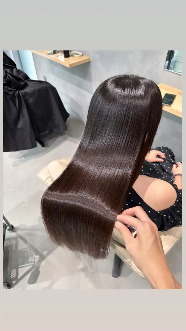 ロング カラー カット ヘアカラー トリートメント shinka omotesandoのヘアスタイル