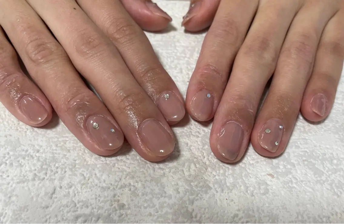 ネイル オーロラネイル フットネイル フレンチネイル ジェルネイル 韓国ネイル ハンドネイル mogunail &blowのネイルデザイン