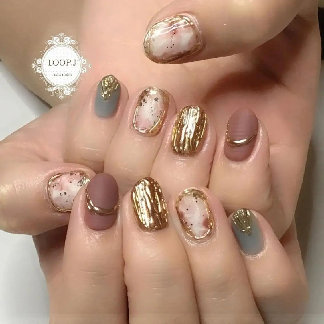 ネイル ハンドネイル おおくぼ めぐみのネイルデザイン
