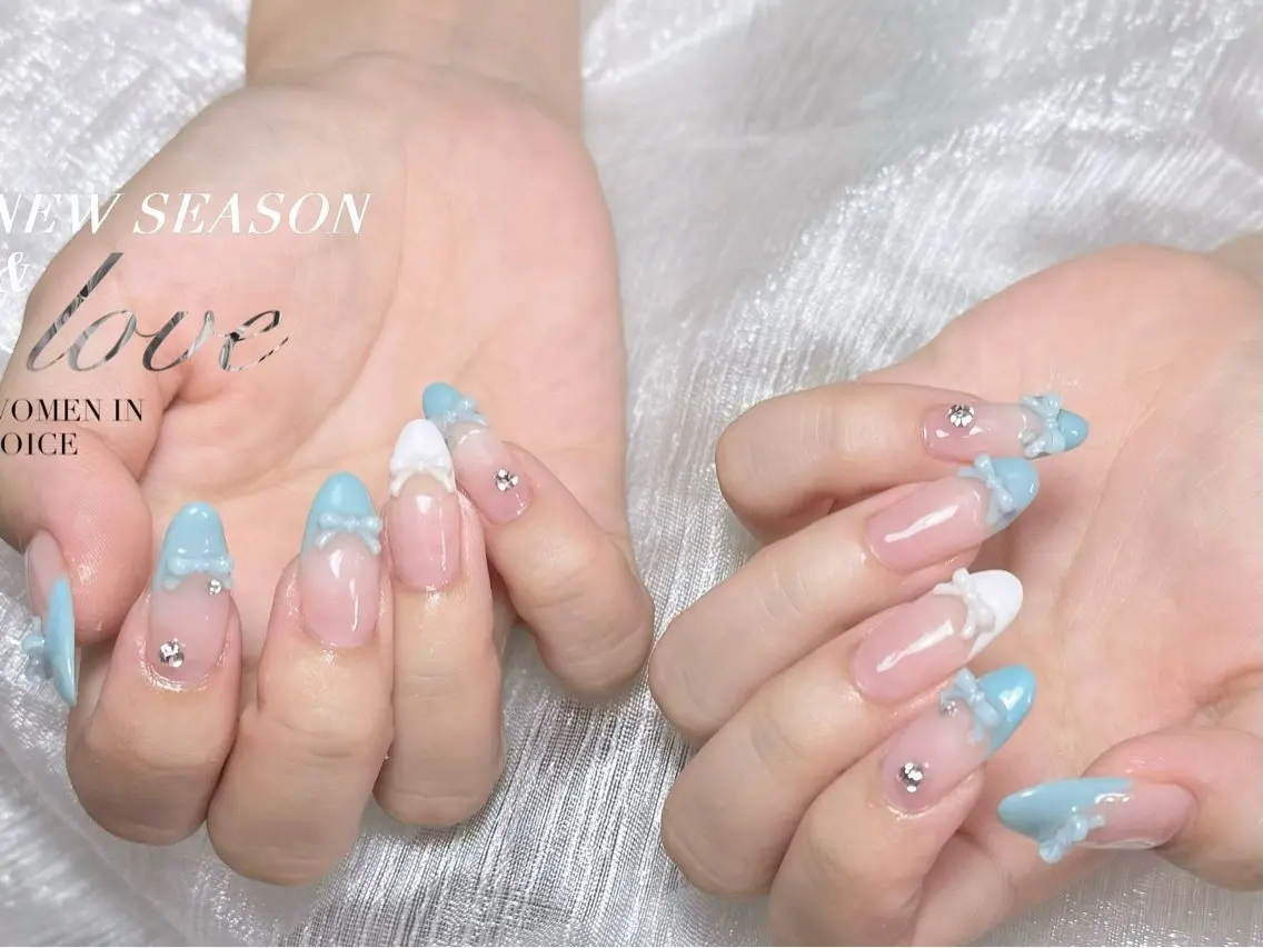 💖ワンホンネイル💅持ち込みデザインの写真