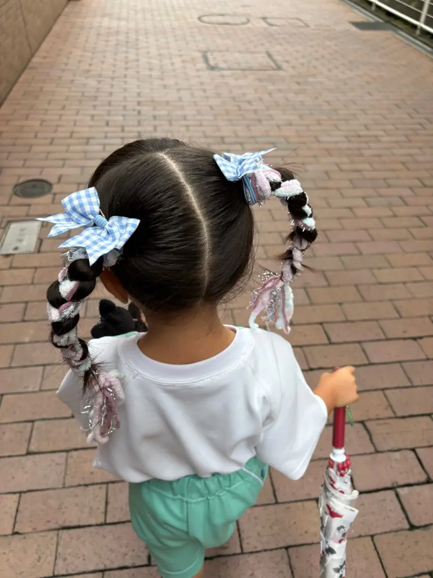 キッズ liage ܀ꕤ୭* ちばかつら𖦞のヘアスタイル
