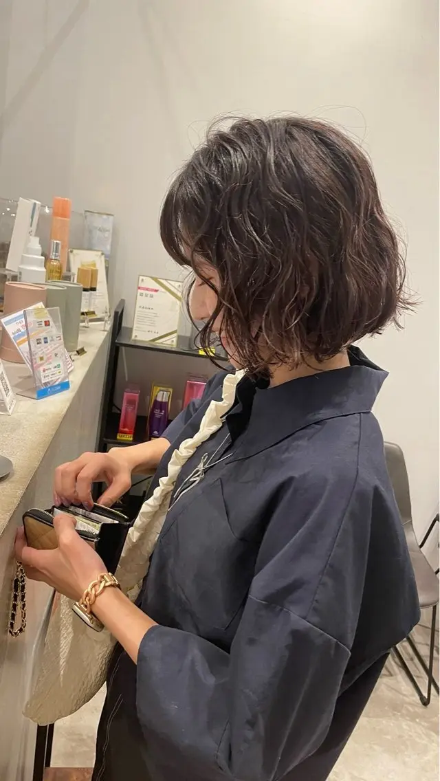 🌼カット➕ケアパーマ🌼人気NO.1ダメージレスで柔らかい質感のミルクパーマそして圧倒的長持ちパーマですの写真