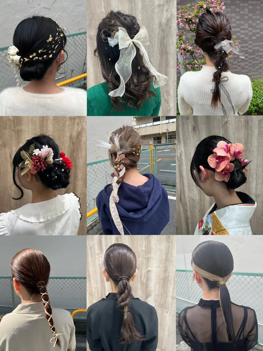 📣卒業式🎓や入学式、結婚式や2次会💍そしてその他イベントごとの時に😊🎆ヘアセット&ヘアアレンジの写真