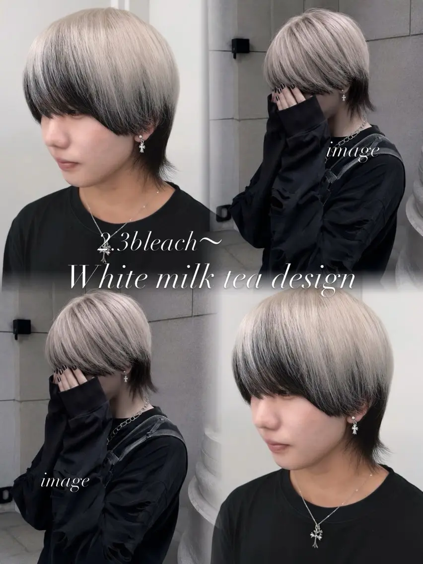 カラー メンズ 黒髪 ヘアカラー 後ろ姿まで盛れる艶髪 🫧渋谷Masakiのヘアスタイル