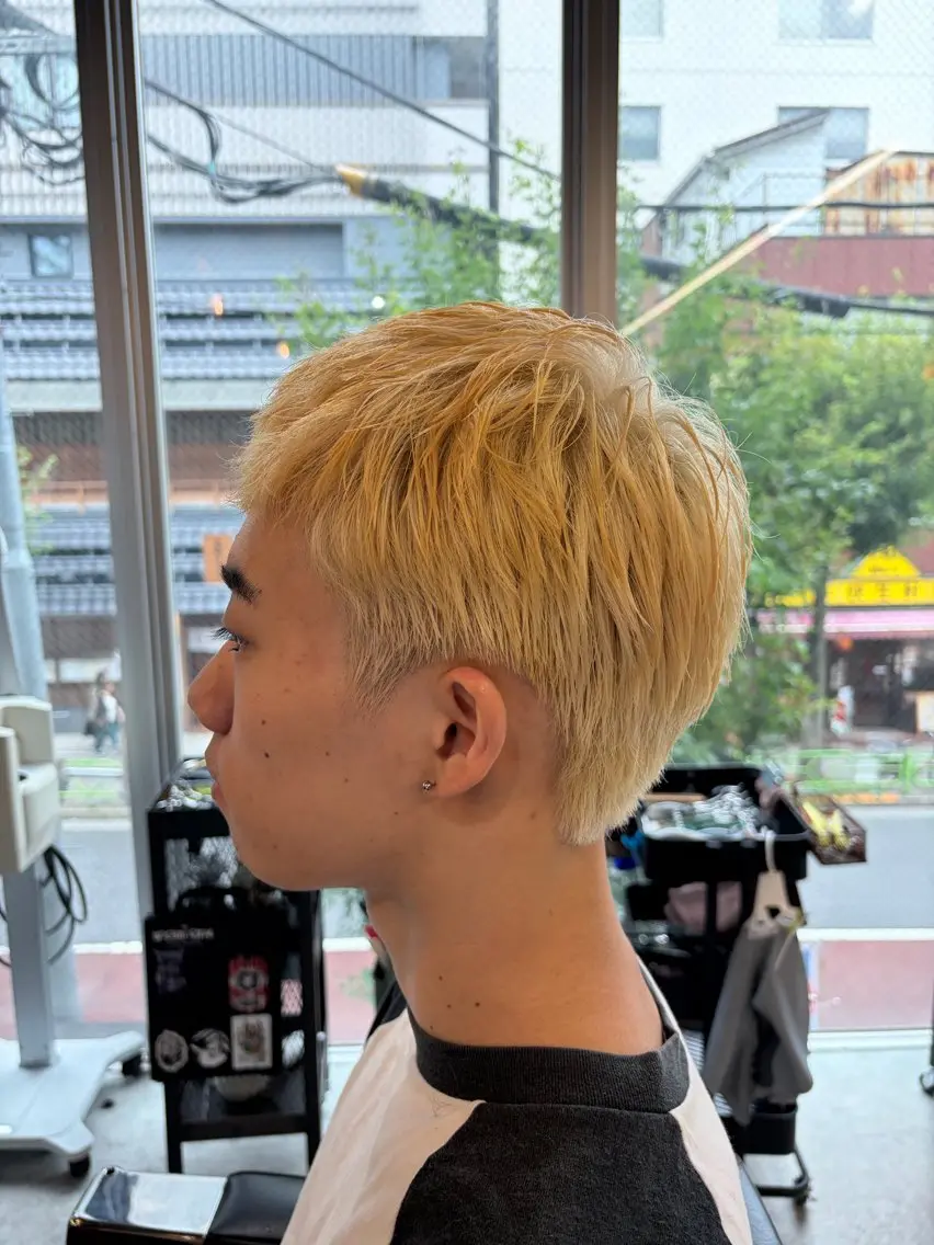 カラー メンズ 坂野 徹のヘアスタイル