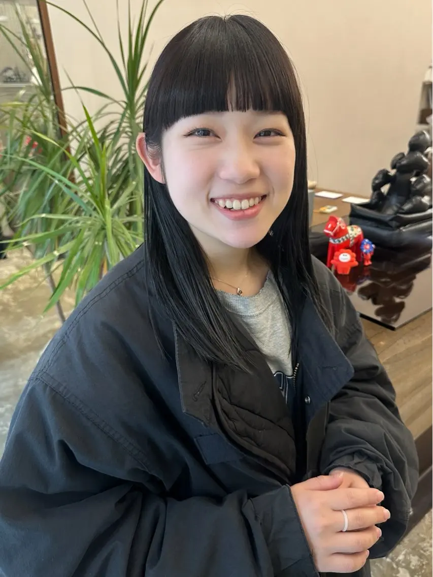 セミロング ヘアカラー トリートメント 🐏nao /レイヤーカット🐏のヘアスタイル