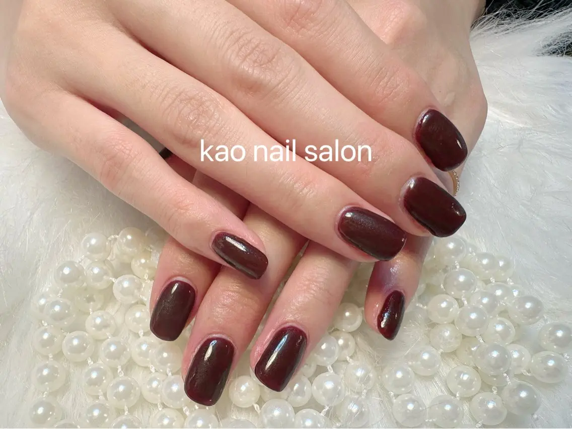 ネイル チークネイル 長さ出し フットネイル フレンチネイル ジェルネイル ハンドネイル kao nail マグネット/長さだしのネイルデザイン