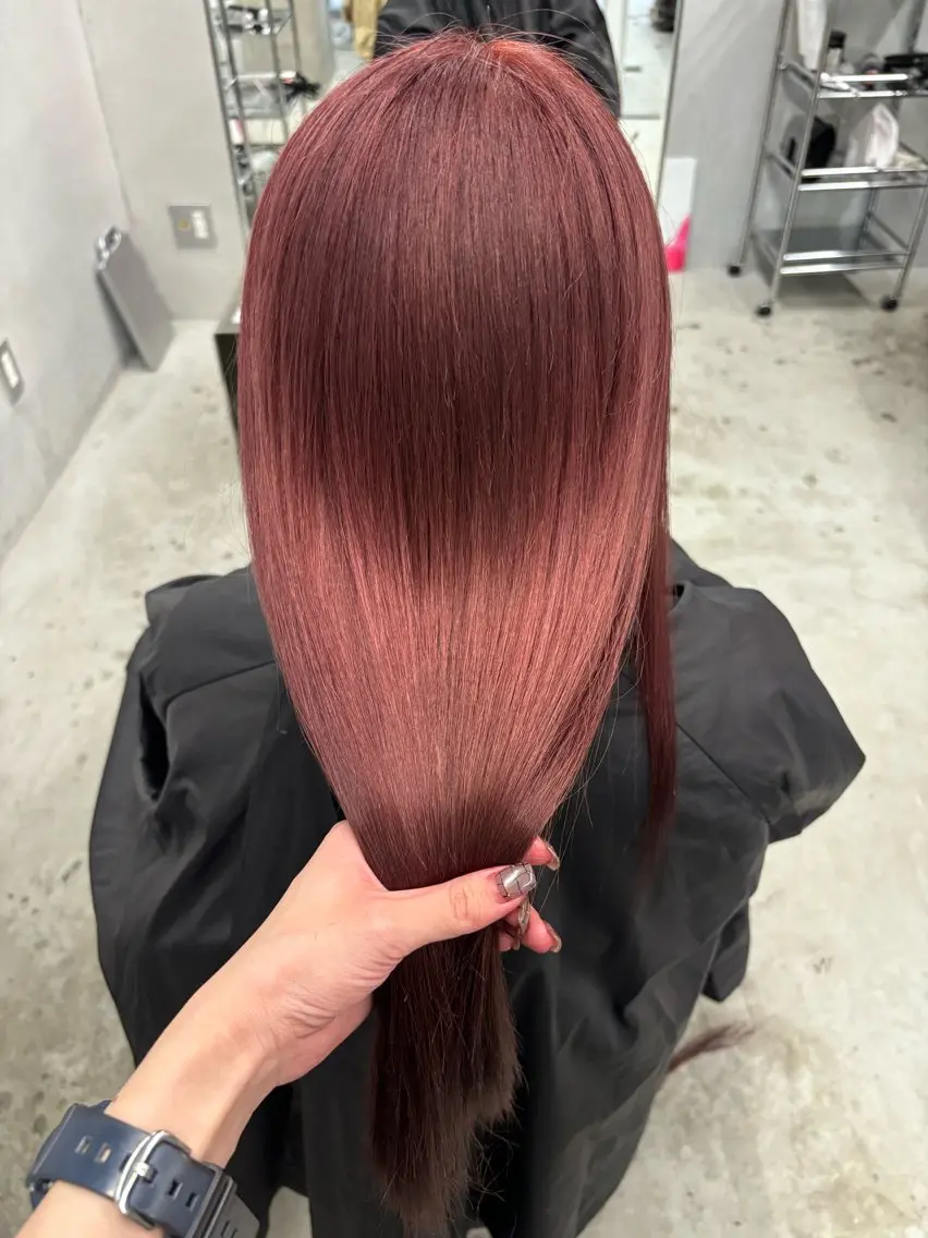 似合わせカット+ダブルカラー+トリートメントの写真