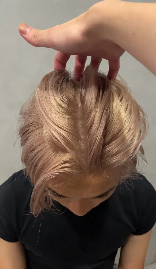 カラー メンズ ハイトーン特化💫/ デザインカラーのヘアスタイル