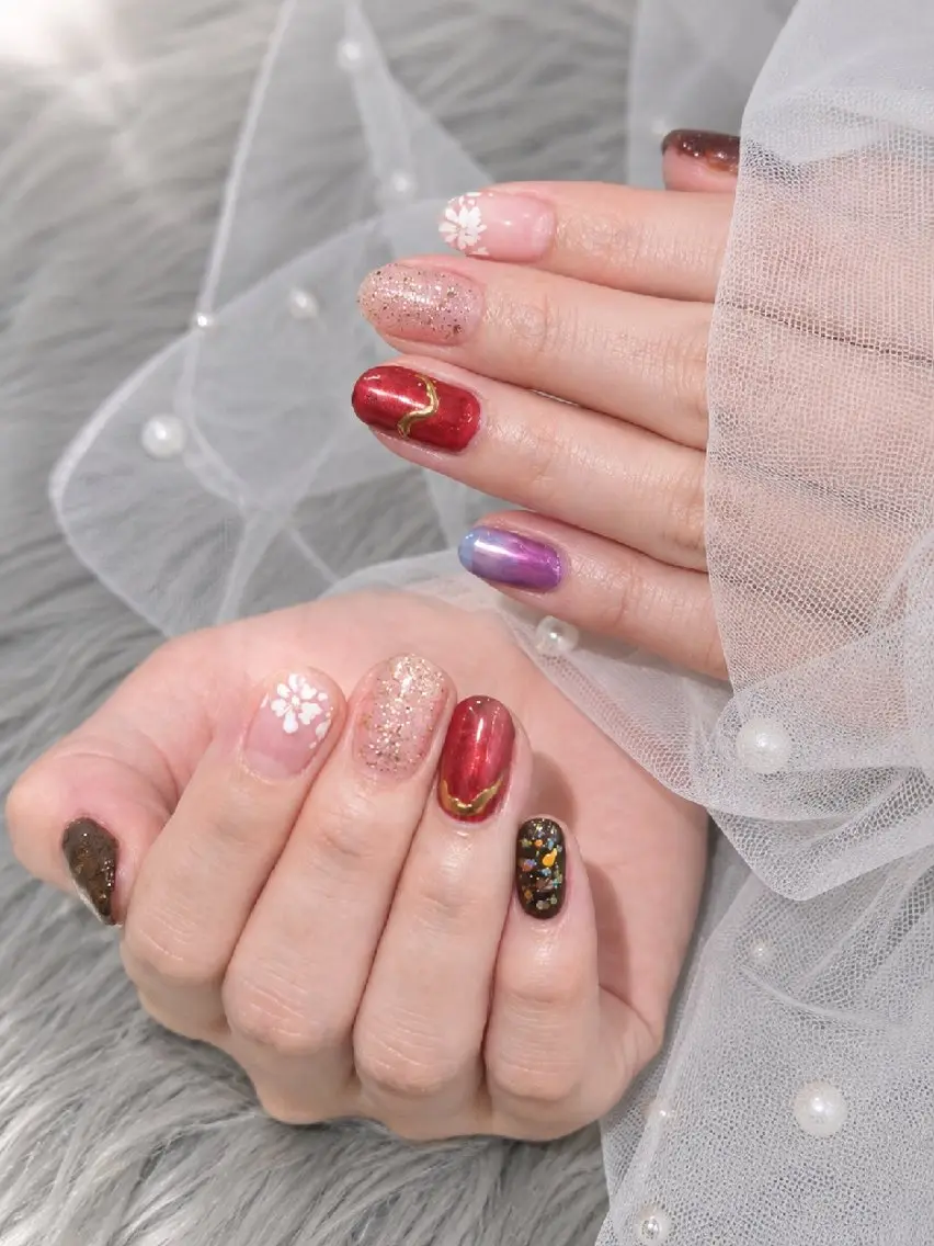 ネイル アートネイル 持ち込み nail salon calm+のネイルデザイン