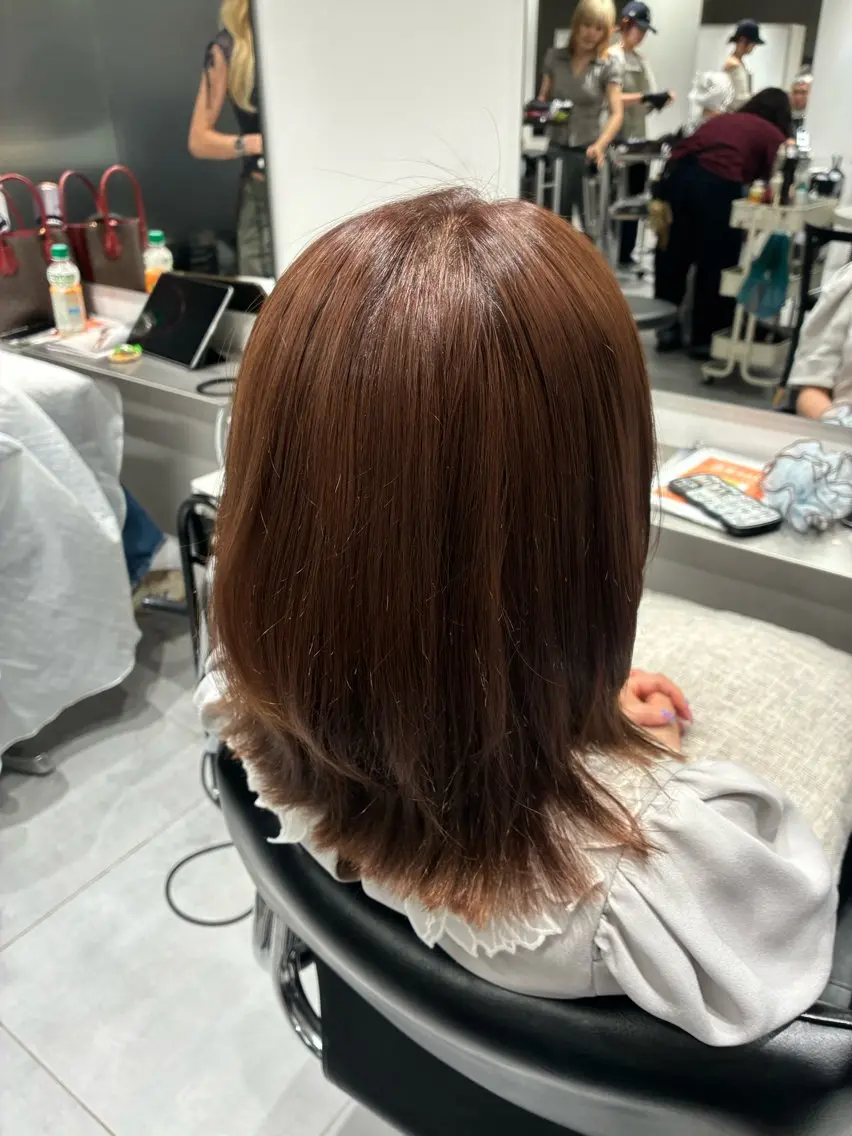 ロング カラー ヘアカラー タワダ チサトのヘアスタイル