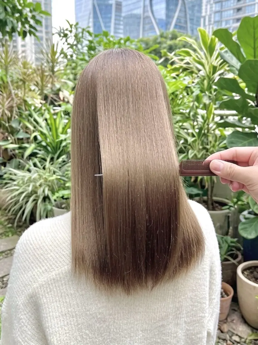 〔💎人気No.2💎極艶ヘアーに🌿〕ULTOWA髪質改善フルコース&1カラー&メンテナンスカット&ナノスチームTRの写真