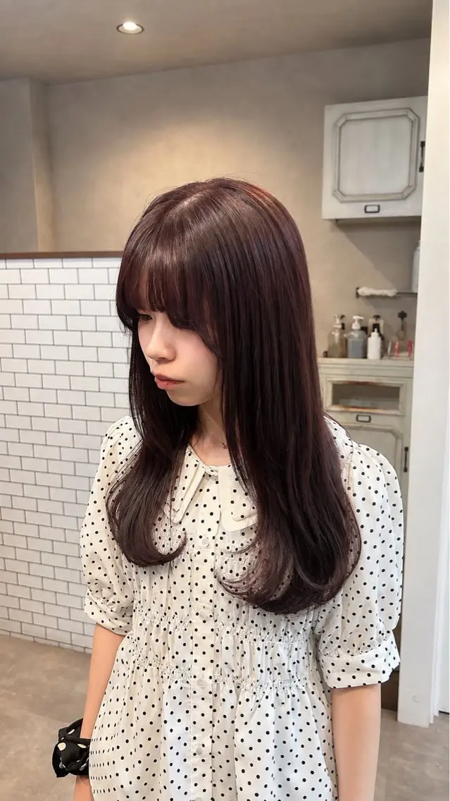 ロング カラー ヘアカラー トリートメント silk🕯 hikaruのヘアスタイル