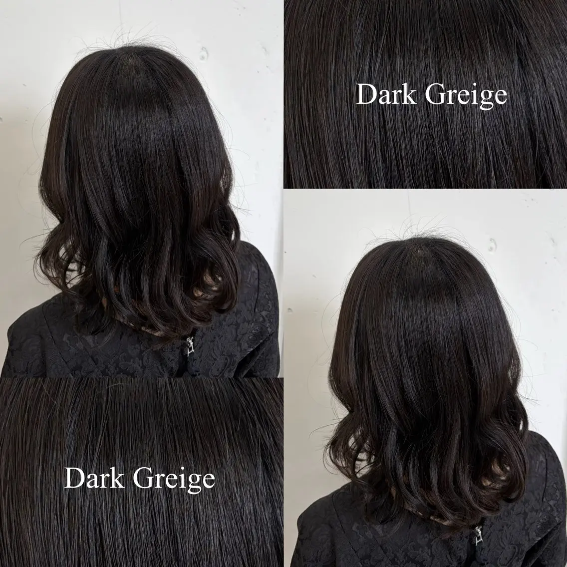 ミディアム カラー ベージュカラー 透明感カラー ダークグレー ダークグレージュ グレージュ カット ヘアカラー 🌷︎あすか🌷 JILLSTUDIOのヘアスタイル